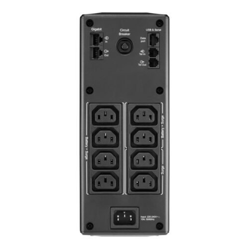 BR1600MI | BACK UPS PRO BR 1600VA, 8 OUTLETS, AVR, LCD INTERFACE - Image 2