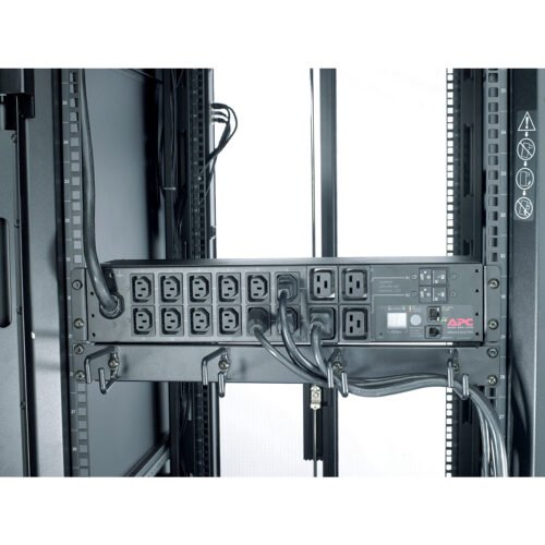 AP7822B | APC NetShelter Metered Rack PDU, 2U, 1PH, 7.4kW 230V 32A, x12 C13 and x4 C19 outlets, IEC 309 cord - Image 3