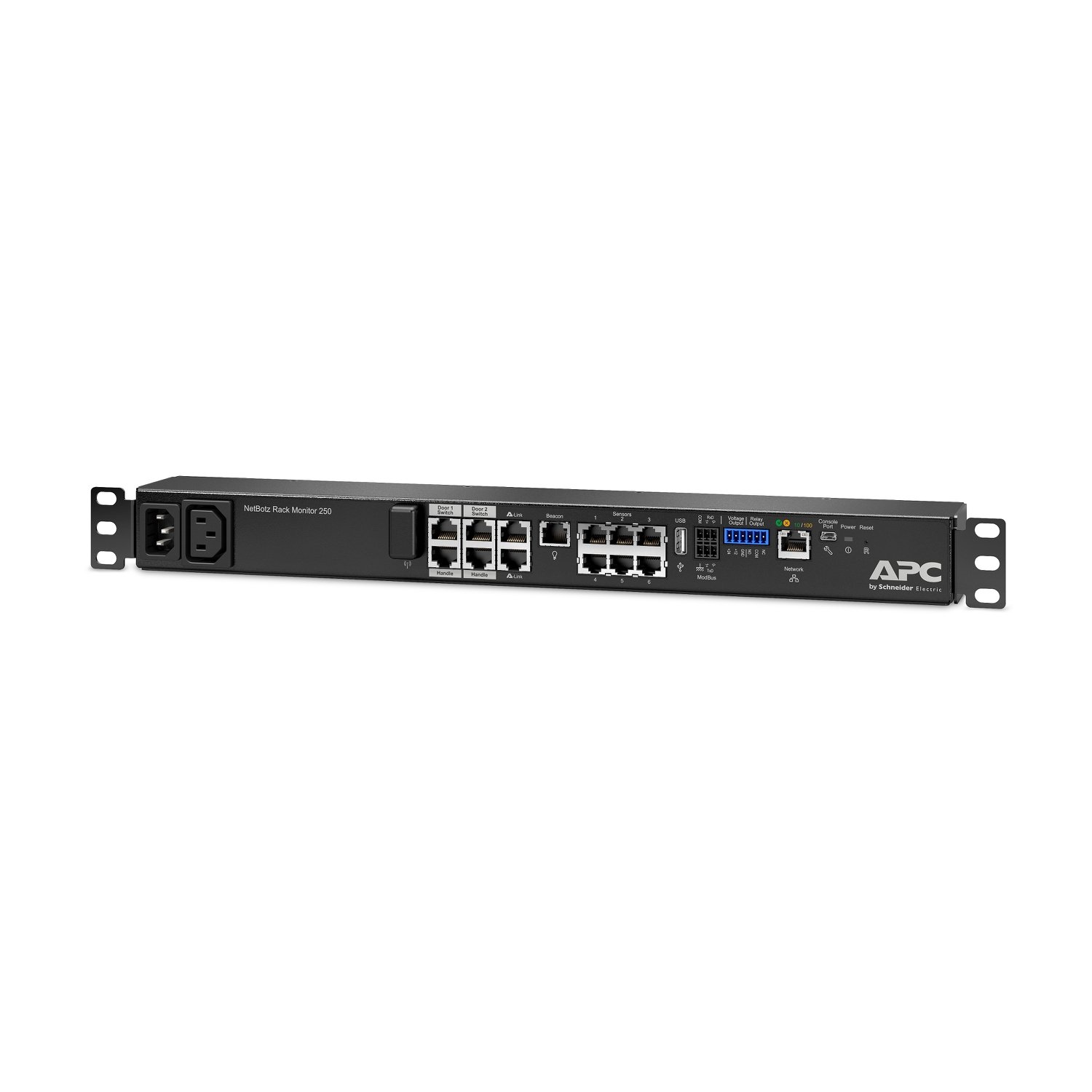 NBRK0250A_FL_1500 NBRK0250A | Rack Mount, Security and Environmental Appliance, NetBotz, 250A - Image 1
