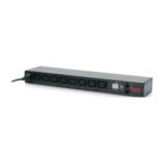 AP7920B | APC NetShelter Switched Rack PDU, 1U, 1PH, 2.3kW 230V 10A or 2.5kW 208V 12A, 8 C13 outlets, C14 cord